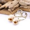 Stellar Rose Earrings Shell Earring
