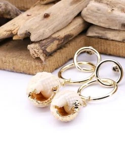 Stellar Rose Earrings Shell Earring