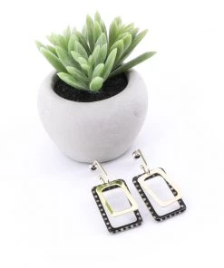 Stellar Rose That 70's Earring - Black