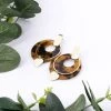 Stellar Rose Wild Earrings - Tan Jewellery