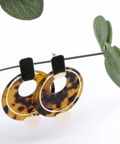 Stellar Rose Wild Earrings - Tan Jewellery