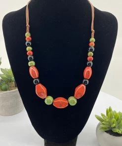Stellar Rose Red Jasper Necklace | SR27 Jewellery