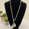 Stellar Rose Silver Drop Necklace | SR30 Jewellery