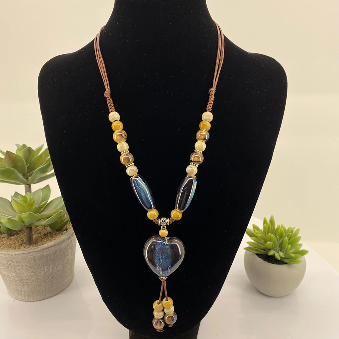 Stellar Rose Beaded Necklace | SR26 1 Stellar Rose Beaded Necklace | SR26