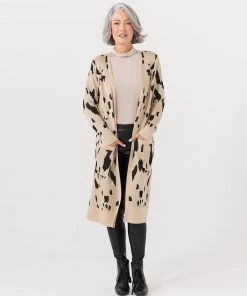 Brave & True St Moritz Cardigan | Animal | BT14 Clothing