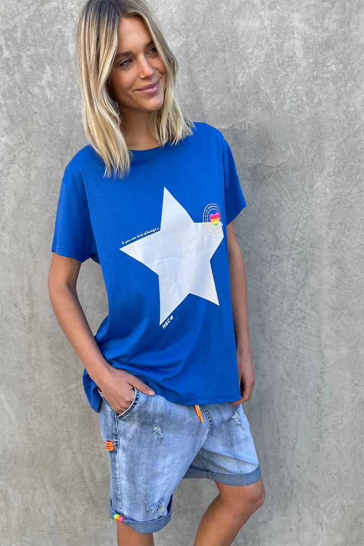 Hammill + Co Summer Bull Tee | Royal | HC21 2 Hammill + Co Summer Bull Tee | Royal | HC21