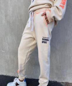 Hammill + Co Clothing Sporty Track Pant | Natural | HC26