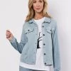 Threadz Sweatshirt Jacket | Washed Blue | TZ34 Jackets/Coats