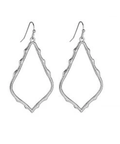 GxG Collective Jewellery Sybill Filigree Earings - Silver