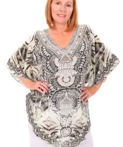 Fashion Spectrum Tahiti Butterfly Kaftan - FS2
