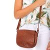 Modapelle Handbags Flap Cross Body Bag | Tan