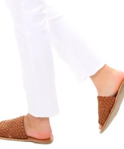 Human Eaton Slide - Tan Shoes