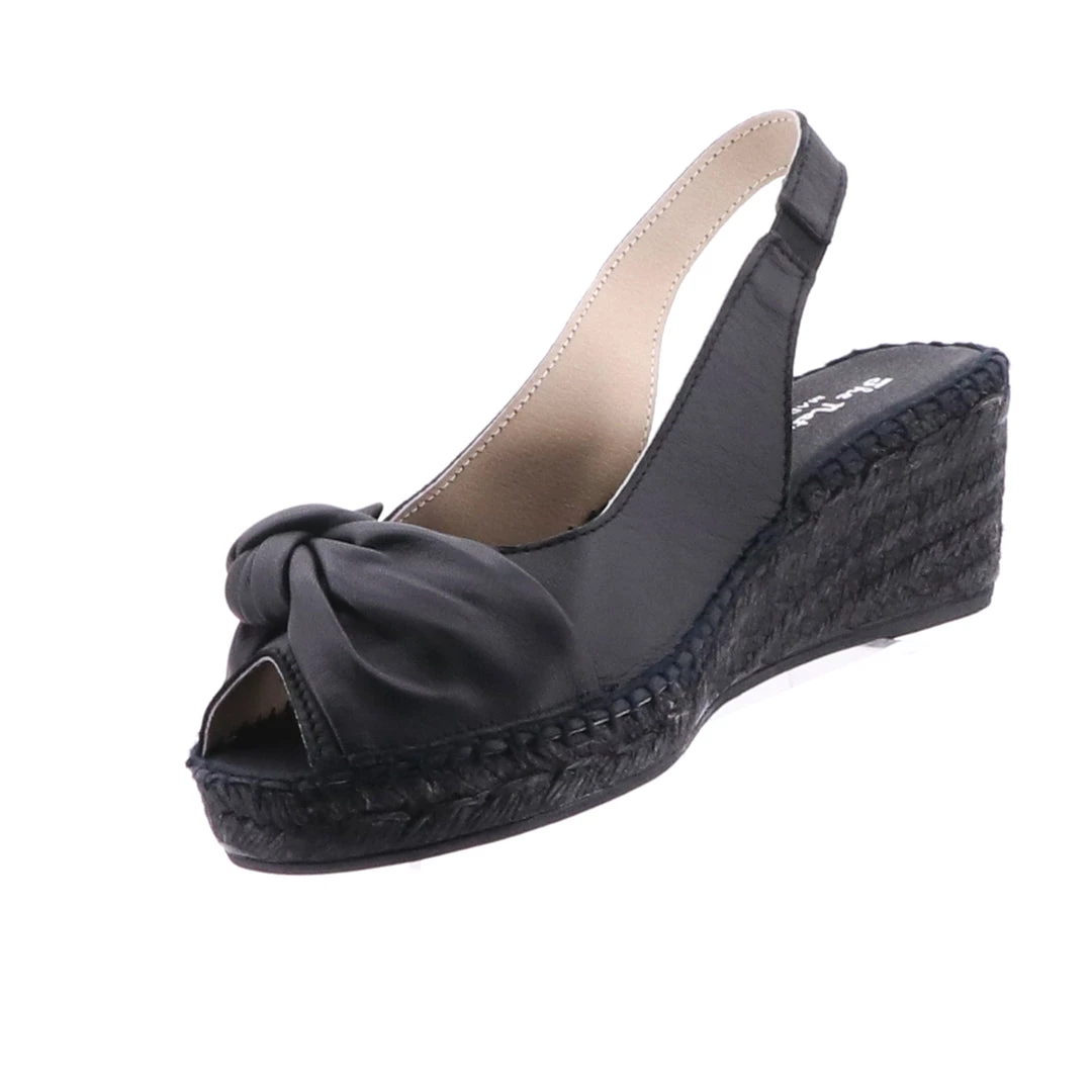 The Natural Shoe Company Belinda Espadrille Wedge | Black 3 The Natural Shoe Company Belinda Espadrille Wedge | Black