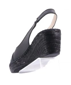 The Natural Shoe Company Belinda Espadrille Wedge | Black 8 The Natural Shoe Company Belinda Espadrille Wedge | Black