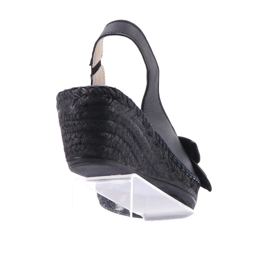 The Natural Shoe Company Belinda Espadrille Wedge | Black 5 The Natural Shoe Company Belinda Espadrille Wedge | Black