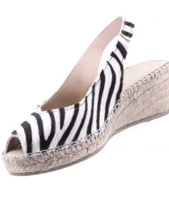 The Natural Shoe Company Belinda Espadrille Wedge | Zebra | Nat1 Shoes 7 The Natural Shoe Company Belinda Espadrille Wedge | Zebra | Nat1 Shoes