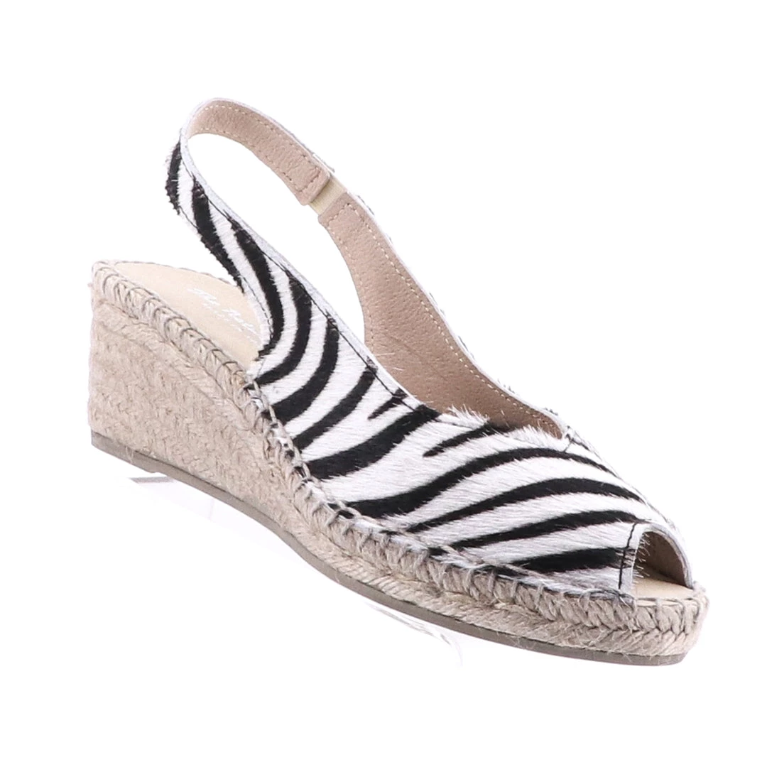 The Natural Shoe Company Belinda Espadrille Wedge | Zebra | Nat1 Shoes 1 The Natural Shoe Company Belinda Espadrille Wedge | Zebra | Nat1 Shoes