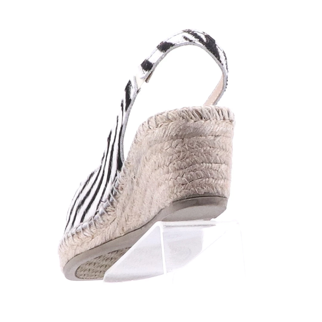 The Natural Shoe Company Belinda Espadrille Wedge | Zebra | Nat1 Shoes 4 The Natural Shoe Company Belinda Espadrille Wedge | Zebra | Nat1 Shoes