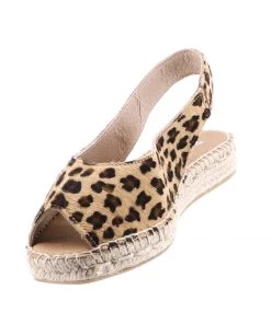 The Natural Shoe Company Bo Espadrille Slide | Leopard