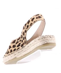 The Natural Shoe Company Bo Espadrille Slide | Leopard