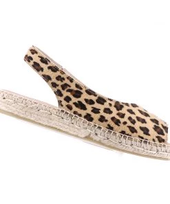 The Natural Shoe Company Bo Espadrille Slide | Leopard