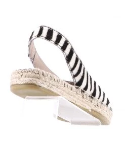 The Natural Shoe Company Bo Espadrille Slide | Zebra 9 The Natural Shoe Company Bo Espadrille Slide | Zebra