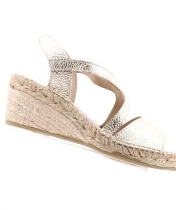 The Natural Shoe Company Claudia Wedge - Platino Shoes