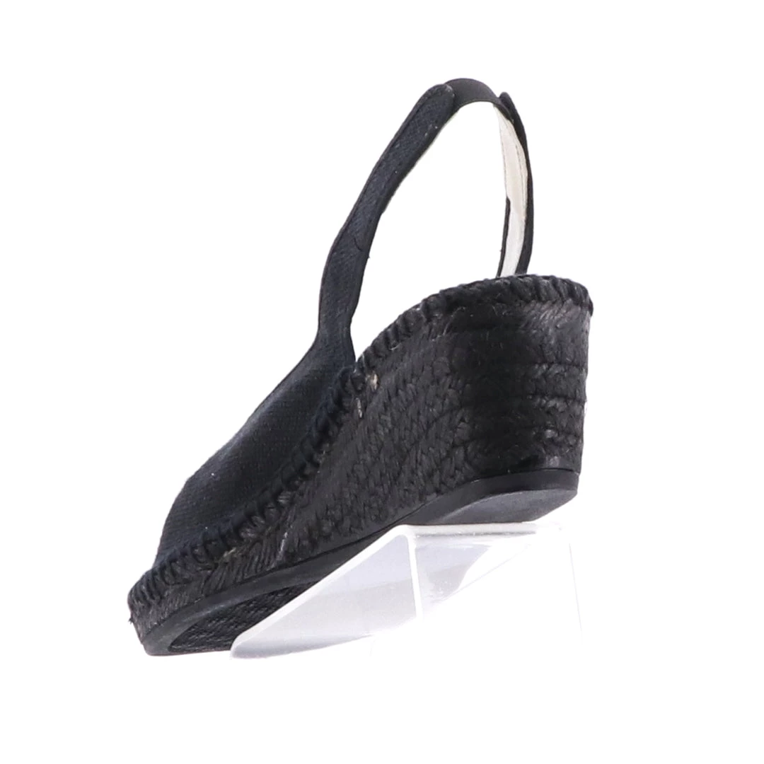 The Natural Shoe Company Naomi Wedge - Black On Black 4 The Natural Shoe Company Naomi Wedge - Black On Black