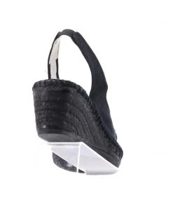 The Natural Shoe Company Naomi Wedge - Black On Black 9 The Natural Shoe Company Naomi Wedge - Black On Black