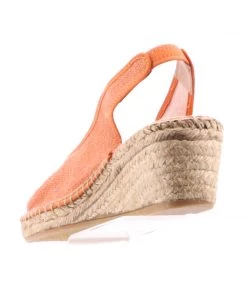 The Natural Shoe Company Naomi Wedge - Tangerine Wedges 7 The Natural Shoe Company Naomi Wedge - Tangerine Wedges