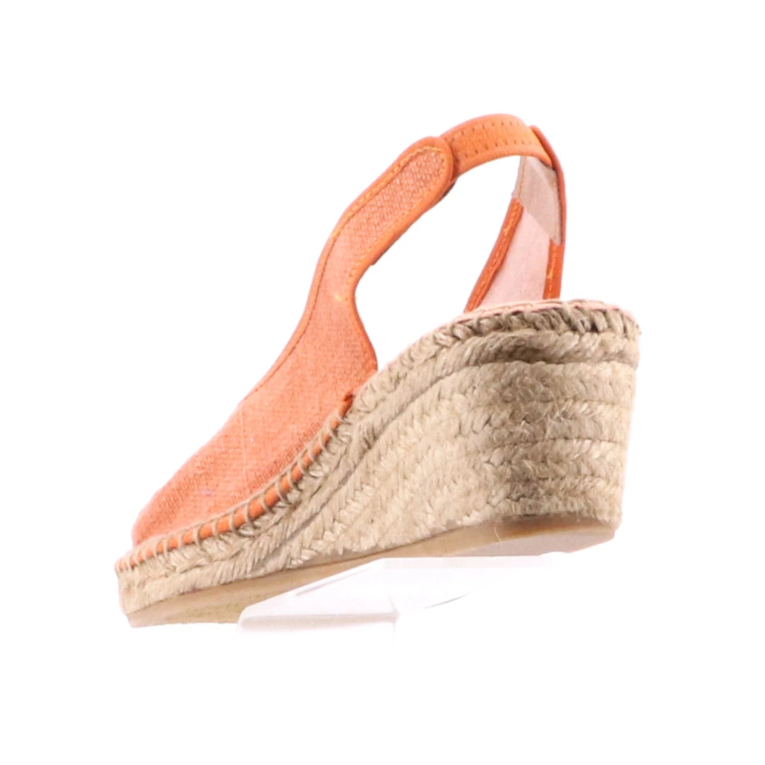 The Natural Shoe Company Naomi Wedge - Tangerine Wedges 4 The Natural Shoe Company Naomi Wedge - Tangerine Wedges