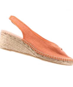 The Natural Shoe Company Naomi Wedge - Tangerine Wedges