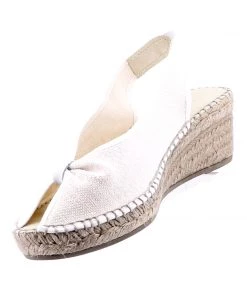 The Natural Shoe Company Naomi Wedge - White 7 The Natural Shoe Company Naomi Wedge - White