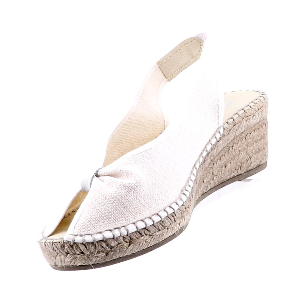 The Natural Shoe Company Naomi Wedge - White 3 The Natural Shoe Company Naomi Wedge - White