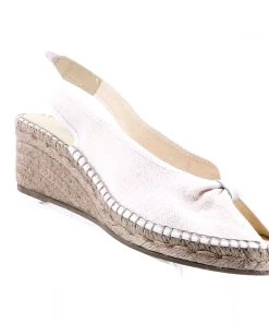 The Natural Shoe Company Naomi Wedge - White