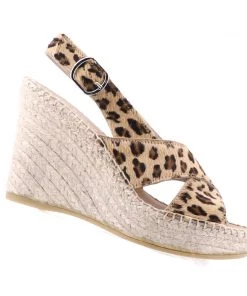 The Natural Shoe Company Shoes Sophia Wedge - Leopard