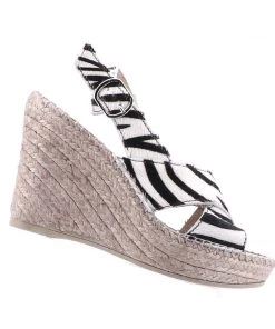 The Natural Shoe Company Shoes Sophia Wedge - Zebra - Nat2