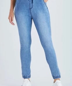 Threadz Cuffed Jogger Jeans | Denim | TZ29 Clothing