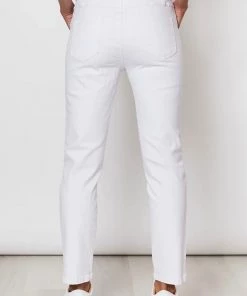 Threadz Clothing Distressed Detail Jean | White | TZ47