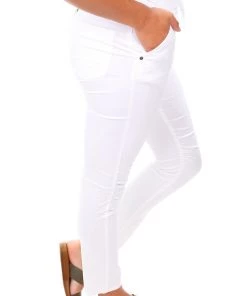 Threadz Tie Jogger Pants | White | TZ7