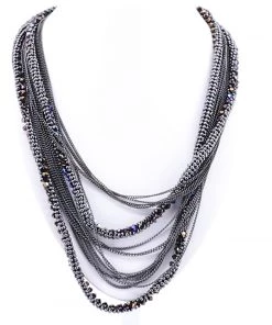 Stellar Rose Wrap Jewel Necklace Jewellery