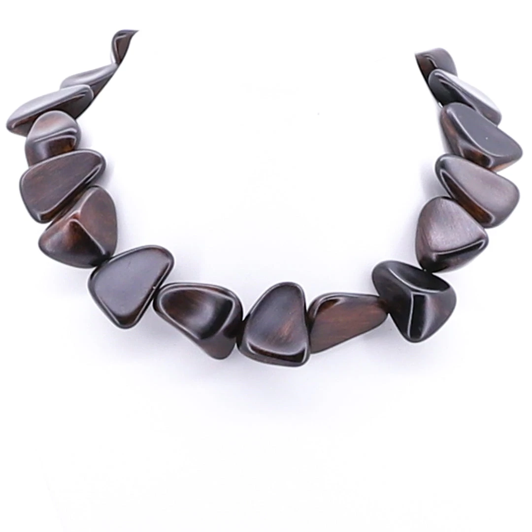 Pizazz Boutique Wooden Block Necklace Jewellery 1 Pizazz Boutique Wooden Block Necklace Jewellery