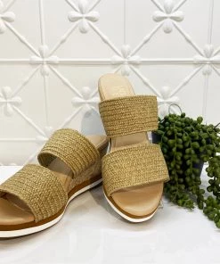 Laguna Quays Resort Tods Raffia Wedge - Natural- LQ1 Shoes