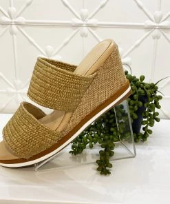 Laguna Quays Resort Tods Raffia Wedge - Natural- LQ1 Shoes