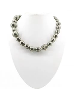 Touche' Brooke Beaded Dimond Clasp Necklace Jewellery