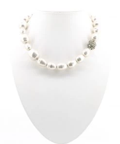 Touche' Jewellery Diamonds And Pearls Necklace -A14