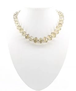 Touche' Jewellery Topaz Crystals Necklace -C2