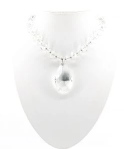 Touche' Jewellery Crystal Teardrop Necklace