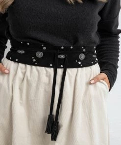 Brave & True True Grit Belt | Black Suede | BT39