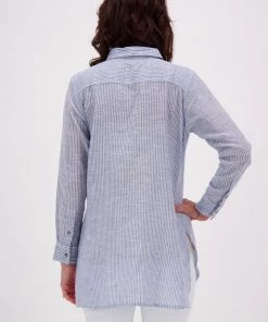 Lula Soul Tuck Shirt | Stripe | Ls43